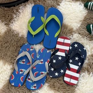 Boys Old Navy Flip Flop bundle